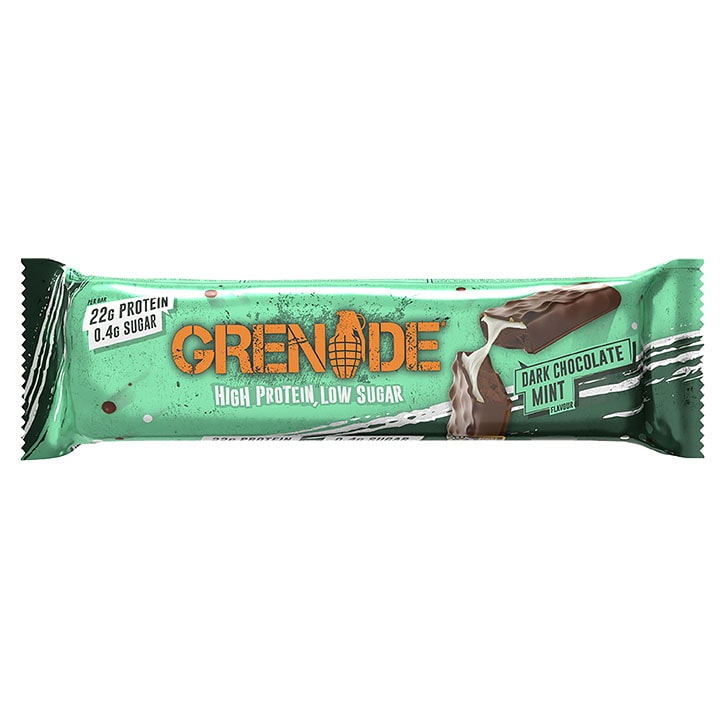 Grenade Dark Chocolate Mint Μπάρα πρωτεΐνης 60γρ